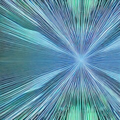 Obraz premium A digital abstract pattern in shades of blue and green1, Generative AI