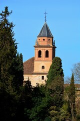 Obraz premium Vue sur l'Eglise Santa Maria de la Encarnacion (Sta Maria de la Alhambra), Espagne, Europe 4