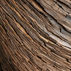 A close-up of a textured tree bark1, Generative AI