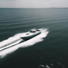 Speed Boat. Generative AI