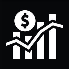dollar sign on a graph