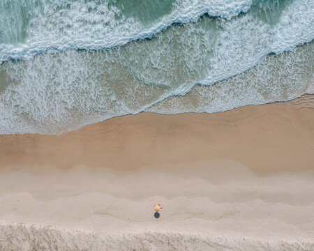 Relaxing on the beach in Australia