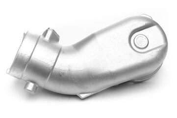 Truck emergency stop valve. cast car part isolated on white background