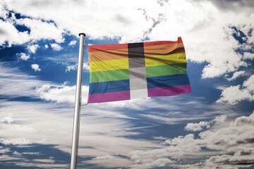 homoflexible flag Homoflexible is a sexual orientation in which someone is primarily attracted to the same sex, but also experience attraction to the opposite sex.