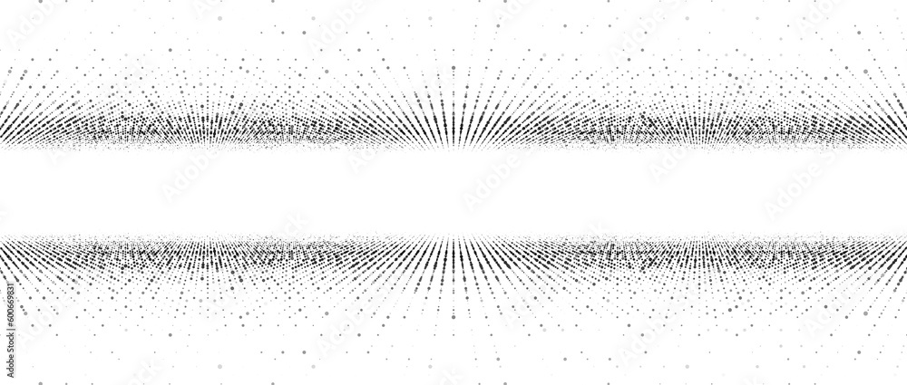Poster vector double perspective grid on white background. digital cyberspace. network connection structure