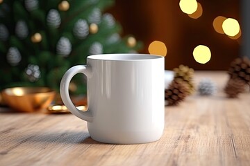 Coffee  white ceramic mug, blank Mug MockUp, Coffee Cup 
