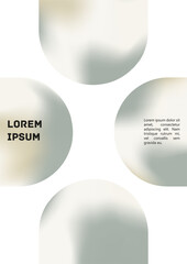 Vector Gradient Colorful Cover. Holographic Abstract Background Poster Design Template.