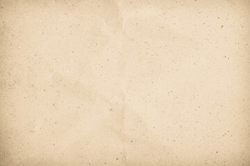 Brown recycled craft paper texture as background. Cream paper texture, Old vintage page or grunge vignette. Pattern rough art creased grunge letter. Hardboard with copy space for text.
 - obrazy, fototapety, plakaty