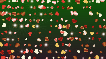 Realistic Background with Confetti of Glitter Star Particles. Sparkle Lights Texture. Celebration pattern. Light Spots. Star Dust. Christmass Design. Explosion of Confetti. Design for Advertisement.