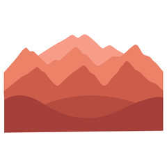 Mountain Lanscape Illustration