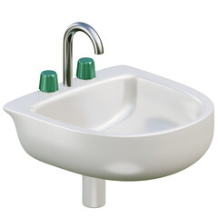 3d Sink illustration with transparent background isolated design