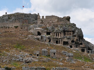 tlos ancient lycian and roman city fethiye turkey
