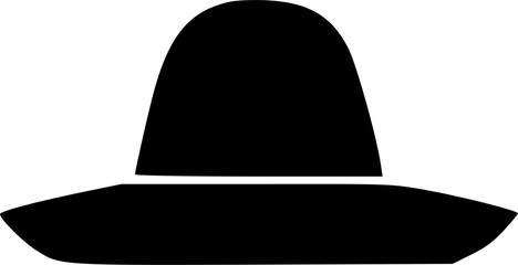 sun hat icon vector symbol design illustration