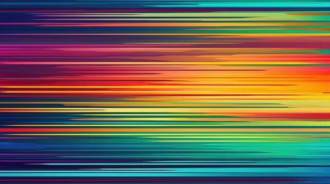 abstract background illustration of colorful strip in vintage grunge color texture design, Generative Ai