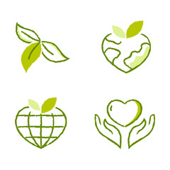 Corporate social responsibility, Ethical business practices, Socially responsible companies, Sustainability and social responsibility. Social Responsibility Vector Line Icon with hand-drawn touch.