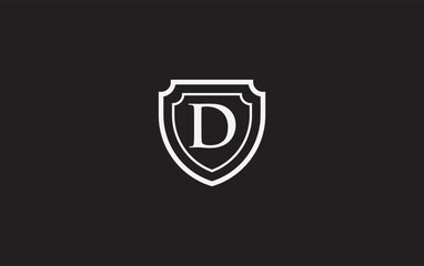 Protection and double shield logo design vector for your brand and business with the letters and alphabet