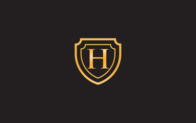 Protection and double shield logo design vector for your brand and business with the letters and alphabet