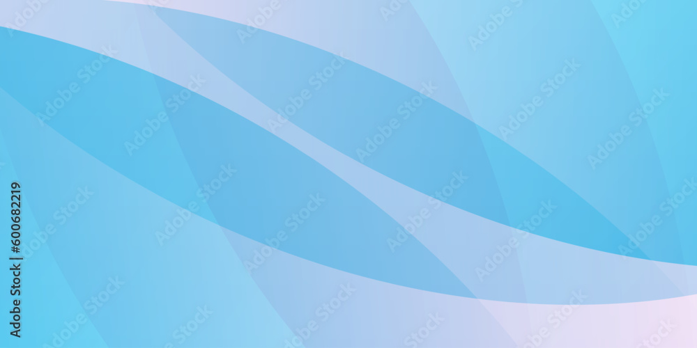 Aufkleber pink and blue futuristic abstract gradient texture - transparent overlaying wavy lines, curves patte