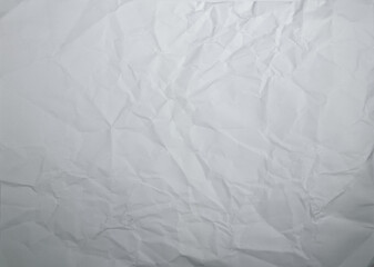 Wrinkled and Crumpled Paper Textured Background