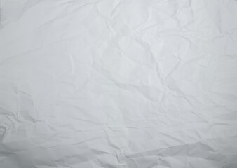 Wrinkled and Crumpled Paper Textured Background