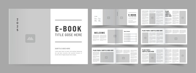 Landscape ebook design 