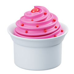 Ice Cream Cup 3D Icon