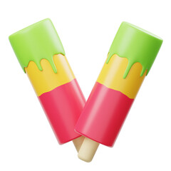 Ice Lolly 3D Icon