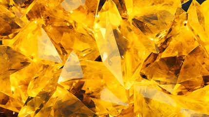 美しい黄色い水晶の背景　