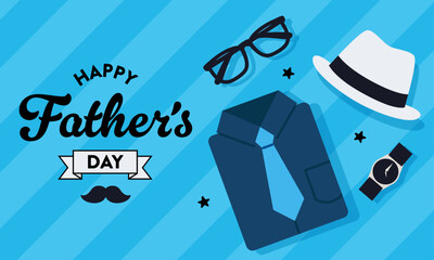 父の日のためのベクターイラスト。バナーやポスターに。
