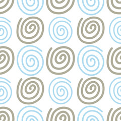 Modern stylish texture. Repeating spiral abstract wallpaper background.Printing for printing, T-shirts and textiles. Wrapping paper.