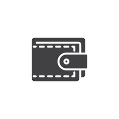Money wallet vector icon