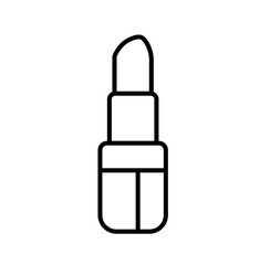 Cute lipstick outline icon