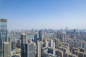 Fototapeta na wymiar China Changsha City Architecture Scenery