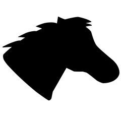Horse Heads Silhouette 