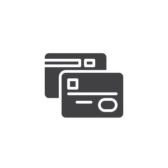 Credit card vector icon