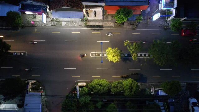 Yogyakrta city in the night