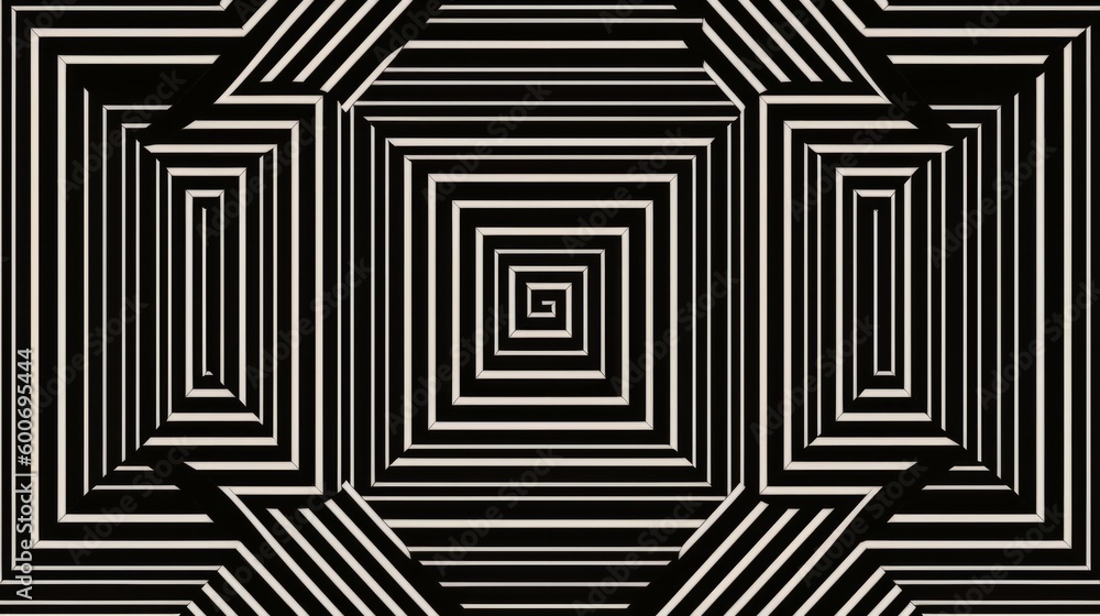 Canvas Prints art seamless geometric background. modern abstract background. ai generative.