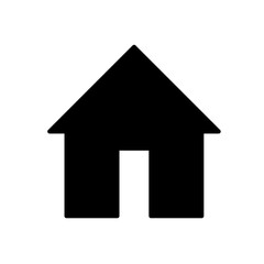 home icon on white background