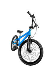 Blue BMX bike