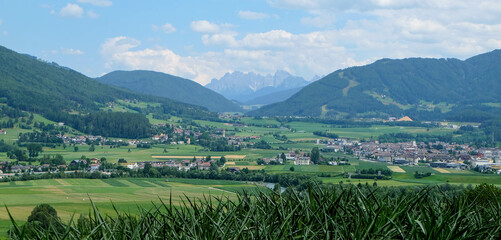 Fototapeta na wymiar Südtirol bei Bruneck in Italien
