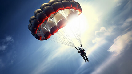 スカイダイビング,sky diving (generative ai)