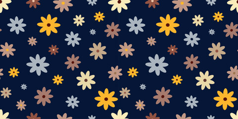 seamless pattern with flowers 
