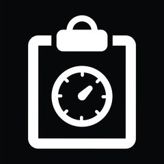 project dealine thin line vector icon