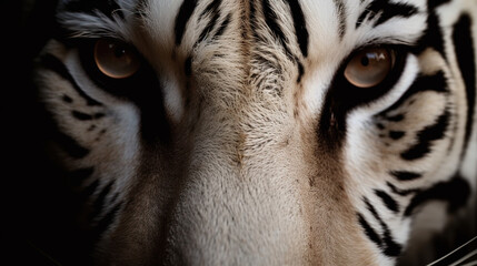Eye of the Tiger close up portrait