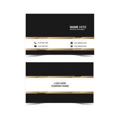 Creative business card template design for corporate business