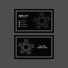 Creative business card template design for corporate business