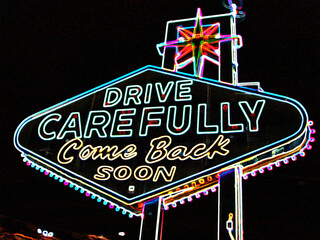 welcome to Las Vegas city sign
