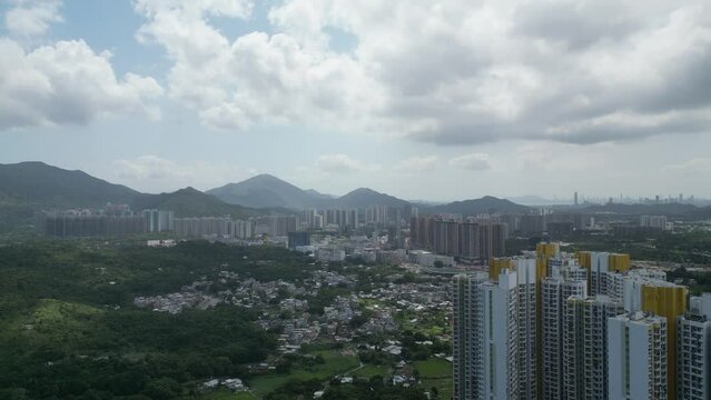 the landscape of Leng Shan, hong kong May 4 2023