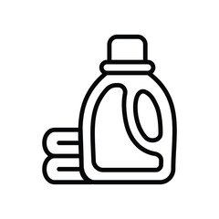 Obraz premium detergent icon vector design template in white background