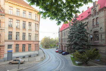 Obraz premium Ukraine - Lviv fire station